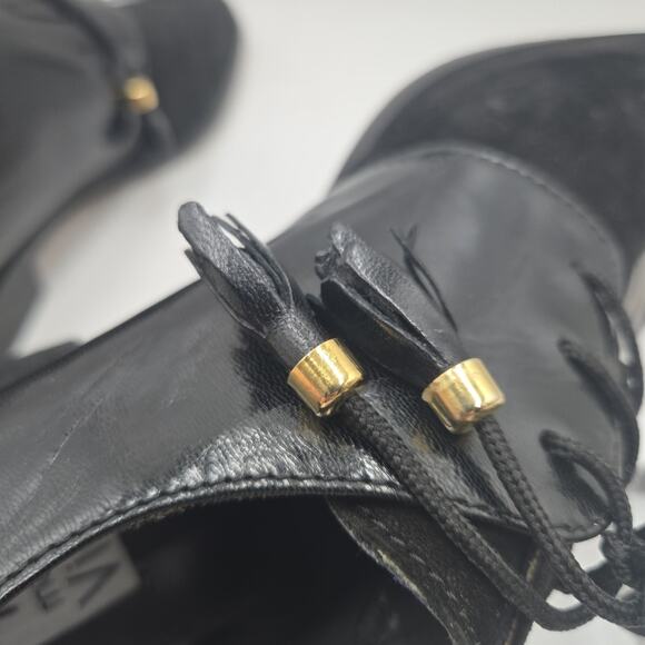 Marco Vicci Men’s Dress Shoes Size 10.5 Black Suede And Leather Tassel Oxfords main image 6